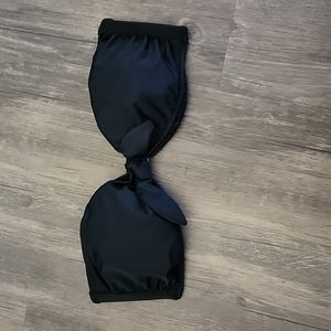 VS Tie Front Bandeau Bikini Top